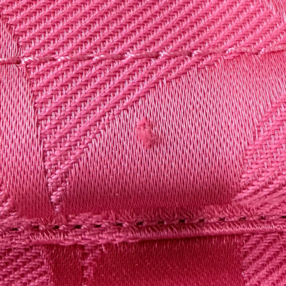 Coach Pink Signature C Nylon Crossbody Bag Rare Clear Daisy Flower Charm Hangtag - Picture 10 of 16
